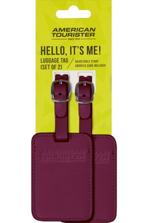 Accesorio de viaje TRAVEL ACCESSORIES Luggage Tag x 2 Iced Berry | Maletas, Mochilas, Bolsos, Equipaje y Accesorios en Canarias - Pelkabags - Estilo y calidad para cada viaje - 6 Accesorio de viaje TRAVEL ACCESSORIES Luggage Tag x 2 Iced Berry