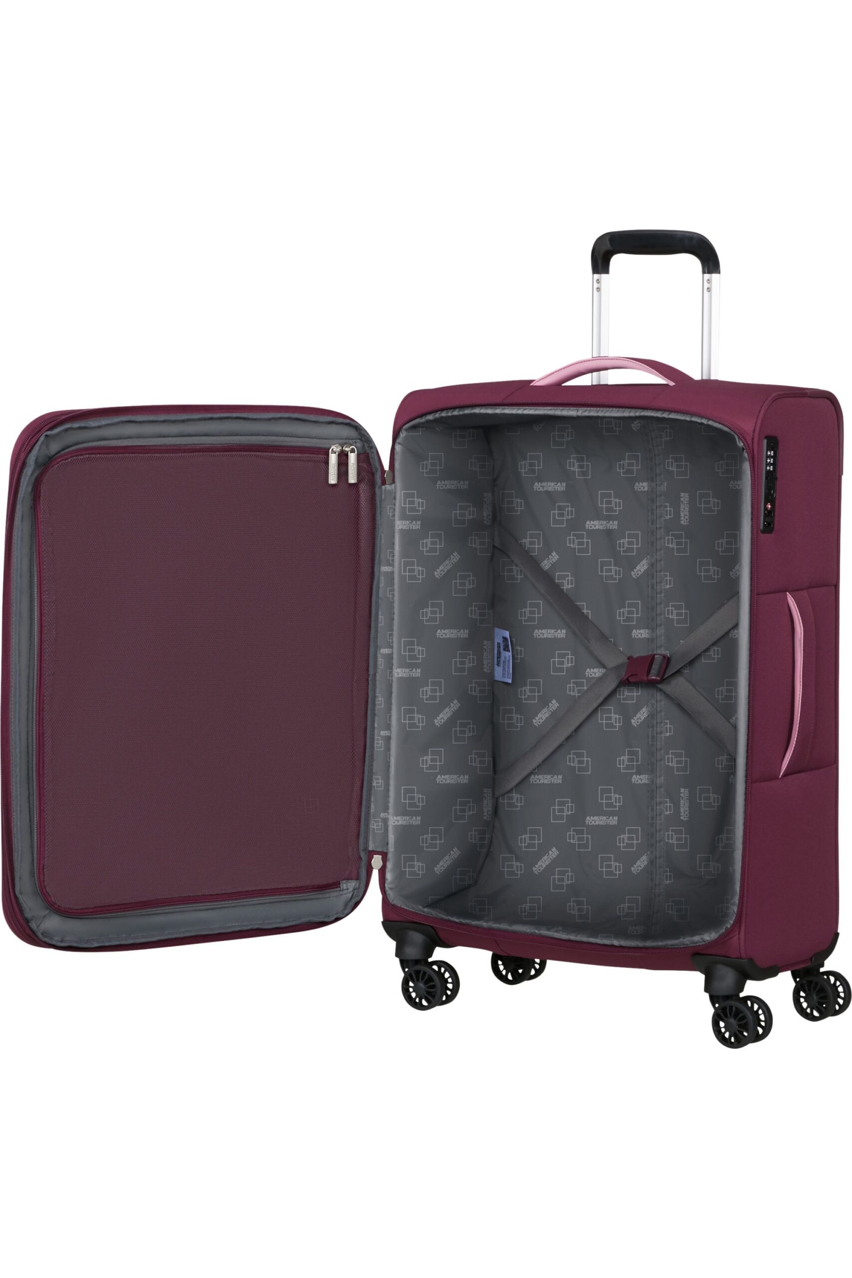 Maleta Spinner CLOUDRIDER M Exp Iced Berry | Maletas, Mochilas, Bolsos, Equipaje y Accesorios en Canarias - Pelkabags - Estilo y calidad para cada viaje - 5 Maleta Spinner CLOUDRIDER M Exp Iced Berry