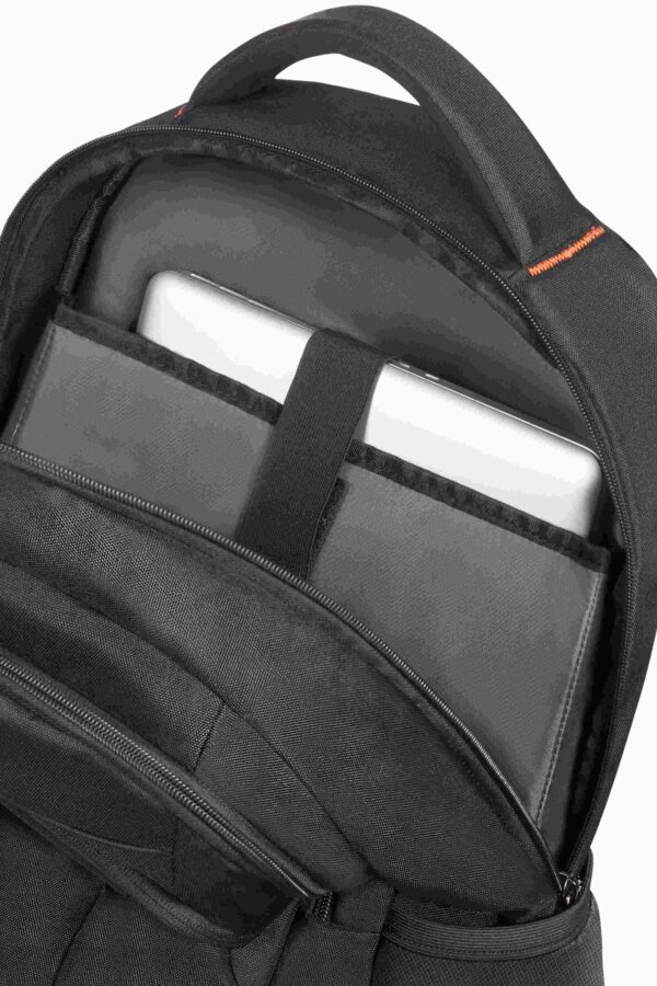 AT WORK LAPTOP BACKPACK 17.3" BLACK/ORANGE