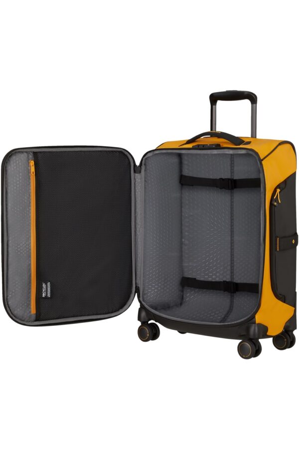 ECODIVER SPINNER DUFFLE 55/20 YELLOW