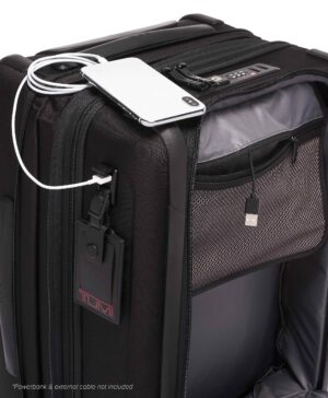 Tumi Alpha Intl Dual Acess 4Whl C/O Black