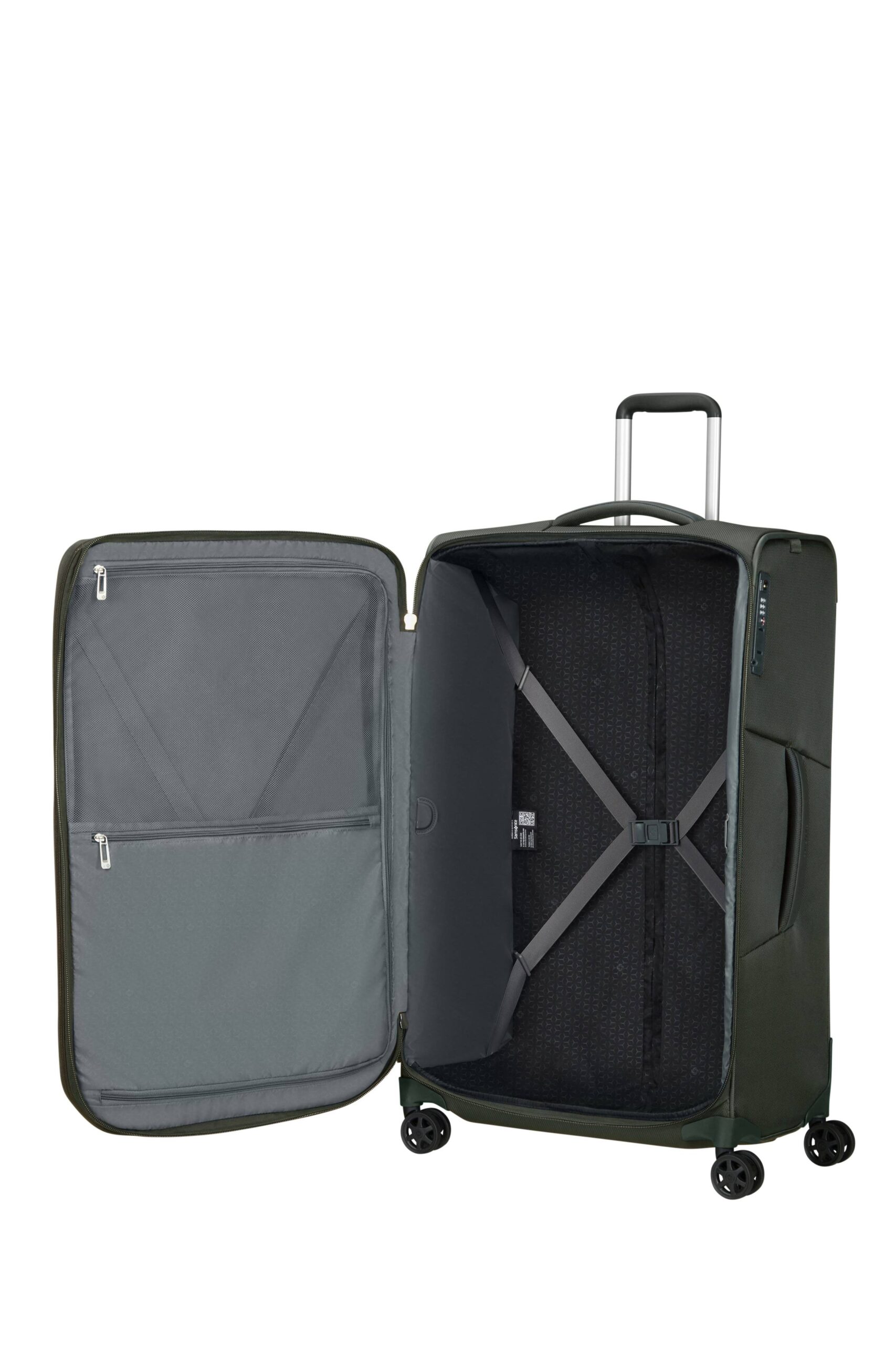 Maleta Spinner RESPARK 79 cm Exp Forest Green | Maletas, Mochilas, Bolsos, Equipaje y Accesorios en Canarias - Pelkbags - Estilo y calidad para cada viaje - 3 Maleta Spinner RESPARK 79 cm Exp Forest Green