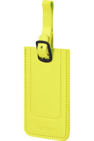 Accesorio de viaje TA REVOLUTION Rectangle Luggage Tag x 2 Lime