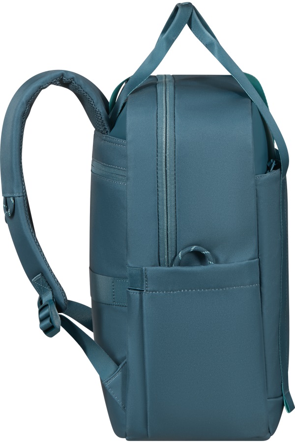 Mochila MINIMA City Backpack M 15.6" Totally Teal | Maletas, Mochilas, Bolsos, Equipaje y Accesorios en Canarias - Pelkabags - Estilo y calidad para cada viaje - 3 Mochila MINIMA City Backpack M 15.6" Totally Teal