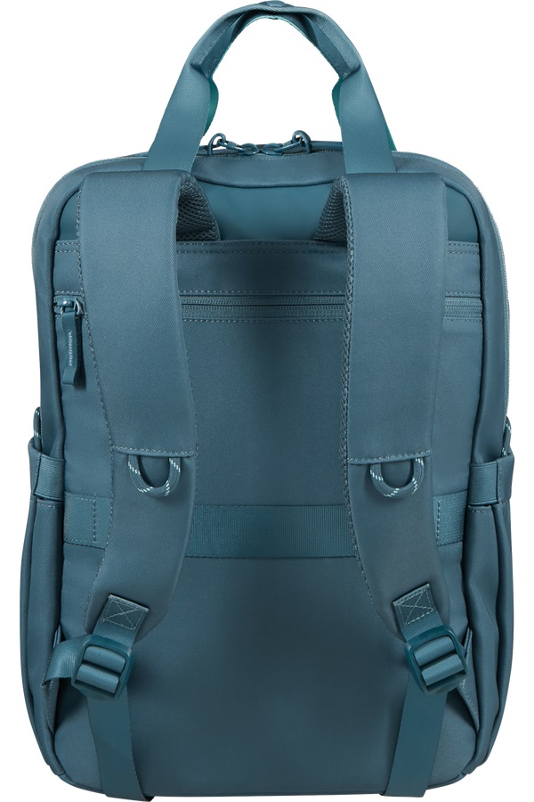 Mochila MINIMA City Backpack M 15.6" Totally Teal | Maletas, Mochilas, Bolsos, Equipaje y Accesorios en Canarias - Pelkabags - Estilo y calidad para cada viaje - 4 Mochila MINIMA City Backpack M 15.6" Totally Teal
