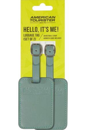 Accesorio de viaje TRAVEL ACCESSORIES Luggage Tag x 2 Iceberg Green